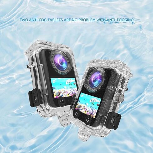 40M Full-Protection Waterproof Case for DJI OSMO 360 Camera Anti-Pressure Anti-Scratch Bump-Resistant Drop-Proof PC Diving Housing with Anti-Fog Insert Ensuring 360° Barrier-Free Underwater Shooting in Saudi Arabia
