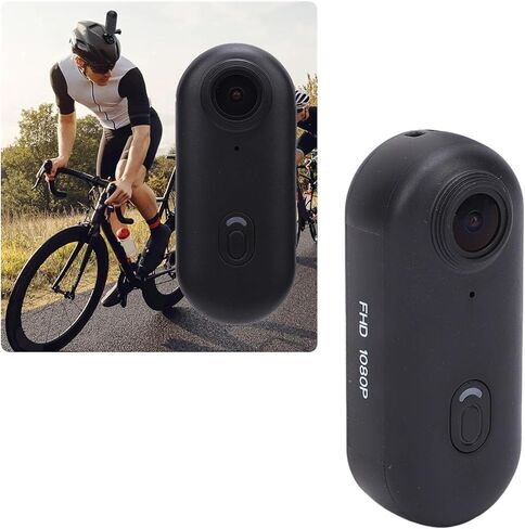 Dpofirs 4K Action Camera, Ultra HD 1080P Video Sports Camera with Magnetic Lanyard and 360 Rotating Clamp, for Cycling Motorcycle Vlogging POV Recording in Saudi Arabia