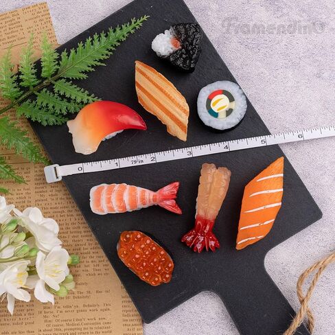 Framendino, 8 Pack Artificial Susi Fake Sushi Simulated Onigiri Realistic Food Model Lifelike Props for Decoration Display Photography in Saudi Arabia