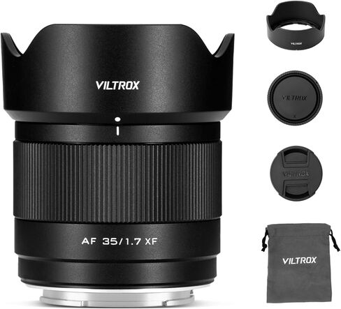 VILTROX 35mm f1.7 Fuji XF, AF 35mm F1.7 X- Mount Lens for X Mount APS-C Large Aperture Auto Focus Prime Lens for X-T4 X-S10 X-T30 X-E4 X-H2 X-H2S X-T3 X-A7 X-E2 in Saudi Arabia