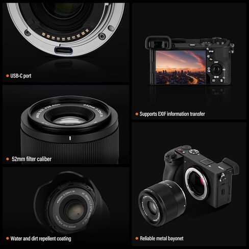 VILTROX 35mm f1.7 Fuji XF, AF 35mm F1.7 X- Mount Lens for X Mount APS-C Large Aperture Auto Focus Prime Lens for X-T4 X-S10 X-T30 X-E4 X-H2 X-H2S X-T3 X-A7 X-E2 in Saudi Arabia