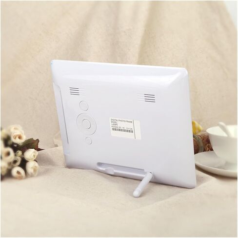 إطار صور رقمي 8 بوصة إطار صور رقمي TFT LCD شاشة صورة ساعة MP3 MP4 مشغل أفلام مع جهاز تحكم عن بعد (أسود) in Kuwait