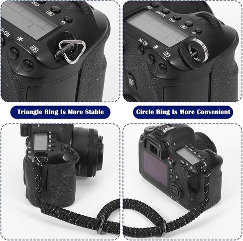 Universal Camera Wrist Strap,Braided Camera Hand Strap with Safety Connector Compatible for DSLR Mirrorless Cameras in Saudi Arabia