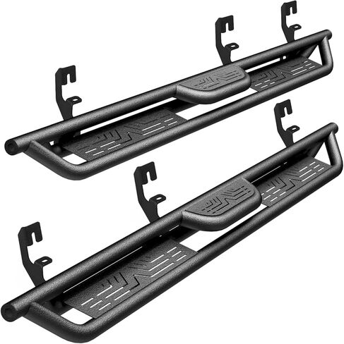 Running Boards Compatible with 2019-2025 Chevy Silverado/GMC Sierra 1500, 2020-2025 Silverado/Sierra 2500HD 3500HD Double Cab, Drop Step Side Step Rail Nerf Bars (Excl. 2019 1500 LD/Limited) in Kuwait