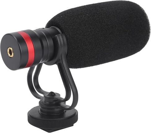ميكروفون صغير EY-86A، حساسية عالية لكاميرات DSLR وفيديو الهاتف. مُحسّن لأداء الكاميرا وميكروفون الهاتف، مما يوفر جودة صوت فائقة في تصميم صغير الحجم in Saudi Arabia