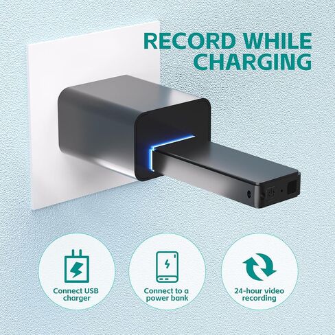 كاميرا 1080 بكسل، قارئ بطاقة USB TF، لا توجد كاميرات WiFi صغيرة، كاميرا أمان للمنزل والمكتب، كاميرا مراقبة مربية، كاميرا مراقبة للتسجيل على الجسم مع كشف الحركة وتسجيل حلقة فيديو in Saudi Arabia