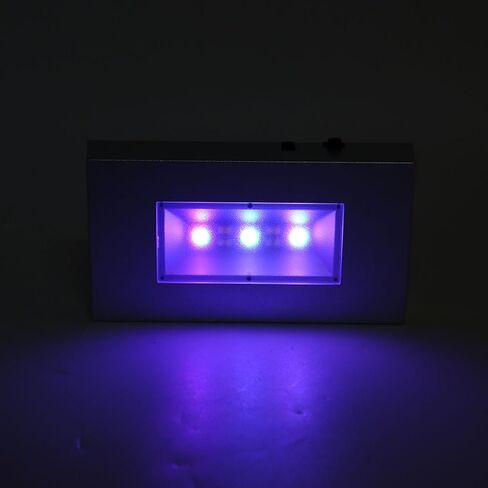 قاعدة حامل إضاءة LED من plplaaoo تعمل بمنفذ USB وأوضاع إضاءة متعددة وقاعدة عرض إضاءة مستطيلة موفرة للطاقة لعرض الفضة الكريستالية مادة ABS مقاس 12 بوصة in Saudi Arabia