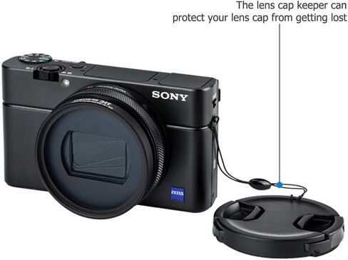 JJC Lens Fitler Adapter with Auto Lens Cap for Sony ZV-1 ZV1 ZV-1 II ZV1II Digital Camera, Compact & Lightweight in Saudi Arabia