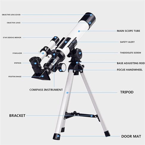 Telescope Astronomical Telescope Zoom HD Outdoor Camping Hiking Monocular Refraction Telescope Astronomical Telescope in Kuwait