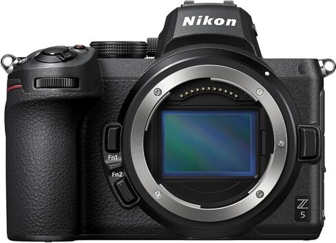 كاميرا Nikon Z5 بدون مرآة مع عدسة Nikon NIKKOR Z DX مقاس 50-250 مم f/4.5-6.3 VR + قطعتين ذاكرة 64 جيجابايت + ضوء LED + حقيبة كاميرا + حامل ثلاثي القوائم + المزيد (حزمة 27 قطعة) (متجددة) in Saudi Arabia