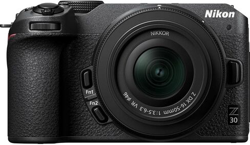 كاميرا Nikon Z30 بدون مرآة مع عدسة NIKKOR Z DX مقاس 16-50 مم F/3.5-6.3 VR + ذاكرة 64 جيجابايت + قطعتين بطارية إضافية + جهاز تحكم عن بعد + مرشحات + حامل ثلاثي القوائم + المزيد (حزمة 31 قطعة) (متجددة) in Saudi Arabia
