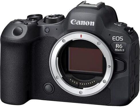 كاميرا Canon EOS R6 Mark II بدون مرآة مع مجموعة عدسات مقاس 24-50 مم + حزمة متميزة تتضمن ذاكرة فائقة سعة 128 جيجابايت ومرشحات وميكروفون وإضاءة LED وبرامج صور وفيديو والمزيد (33 قطعة) (متجددة) in Saudi Arabia
