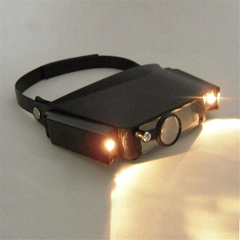 Head-Mounted Magnifying Glass Third-Hand Lighting with Light Dual-Lens Headphone Type in Saudi Arabia