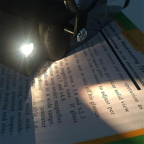 Head-Mounted Magnifying Glass Third-Hand Lighting with Light Dual-Lens Headphone Type in Saudi Arabia