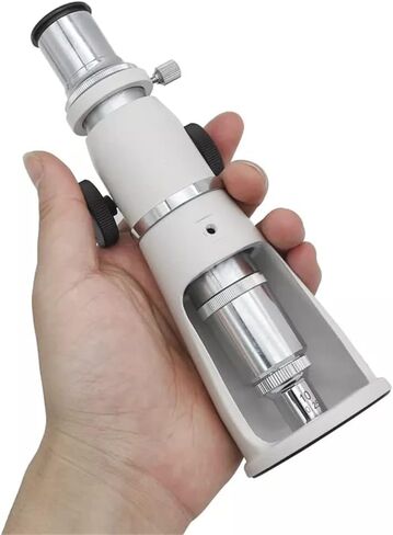 Portable 100x Mini Jewelry Magnifying Glass Microscope Monocular Handle with Gradient in Saudi Arabia