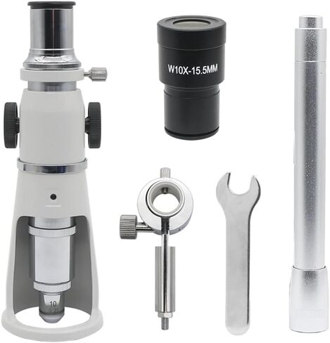 Portable 100x Mini Jewelry Magnifying Glass Microscope Monocular Handle with Gradient in Saudi Arabia