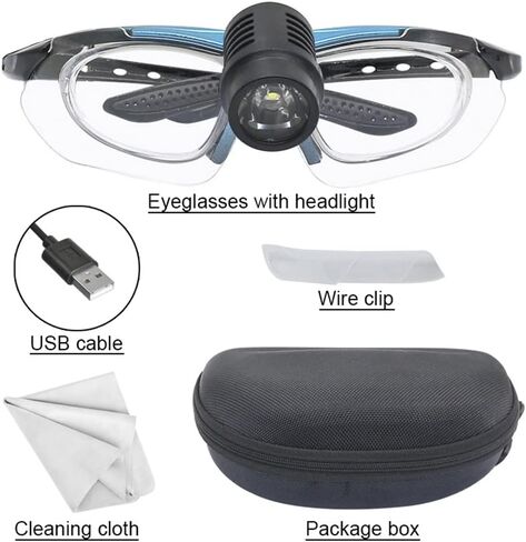 Headlight with Light Glasses Brightness Adjustable for ENT Examination Magnifying Glass in Saudi Arabia