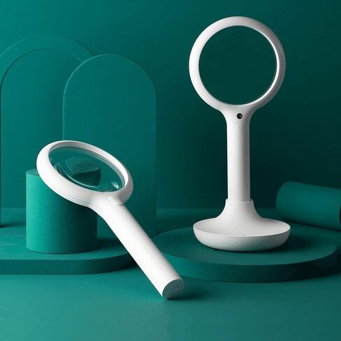 Portable Handheld Illuminated Magnifier Magnifying Lens LED Light Aid for Seniors in Saudi Arabia
