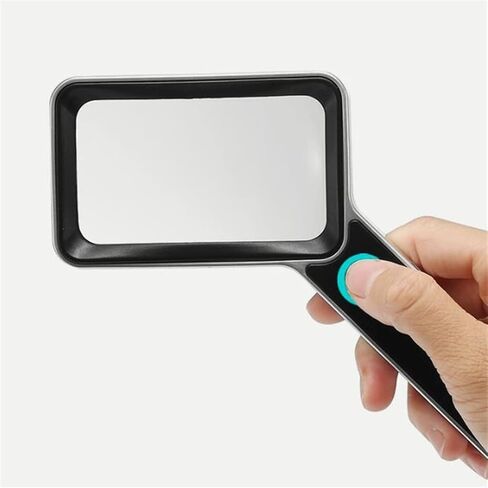 Magnifying Glass with Square Led Light 30 Times Rechargeable Reading Repair in Saudi Arabia