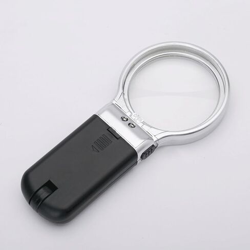 LED Magnifier Optical Lens Foldable Magnifying Scale Loupe in Saudi Arabia