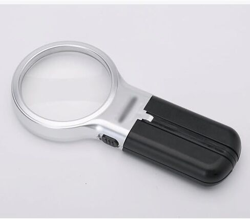 LED Magnifier Optical Lens Foldable Magnifying Scale Loupe in Saudi Arabia