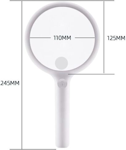 Handheld Charging Touch Switch LED Light Reading Magnifying Glass in Kuwait