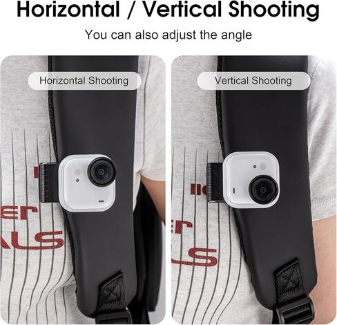 حامل تثبيت على الظهر مغناطيسي للغاية من Go Ultra لـ Insta360 Go Ultra، مشبك محوري بزاوية مشبك سريع التحرير، محول تركيب القبعة لسطح المكتب والسفر في الهواء الطلق وتصوير فيديو POV in Kuwait