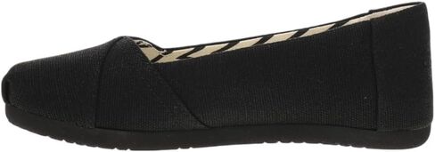 TOMS Womens Alpargata Ballet Flats Casual - Black in Saudi Arabia