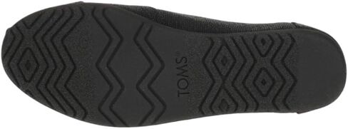 TOMS Womens Alpargata Ballet Flats Casual - Black in Saudi Arabia