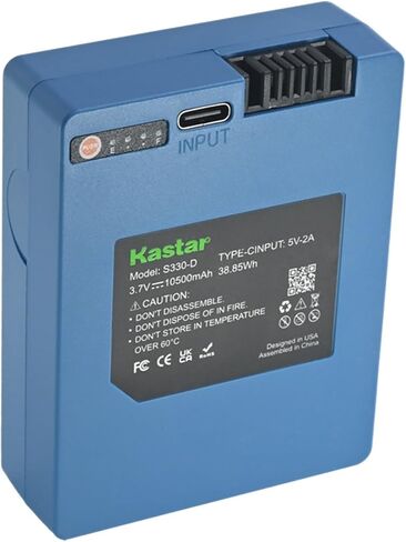 Kastar 2-Pack Security 10500mAh S330-D استبدال بطارية eufy S230 S231 S330 E330 Smart Lock، Smart Drop & T8520، مع أضواء مؤشر ذكية in Kuwait