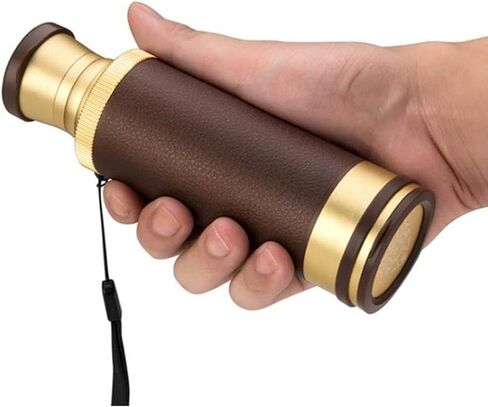 25x50 Monocular Telescope, Portable Telescopic Monocular Telescope with High BAK4 Prism Lens Monocular Compact with Smartphone Mount for Bird Watching Concerts,for Indoor/Outdoor,A in Saudi Arabia