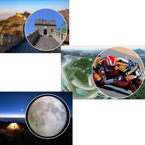 25x50 Monocular Telescope, Portable Telescopic Monocular Telescope with High BAK4 Prism Lens Monocular Compact with Smartphone Mount for Bird Watching Concerts,for Indoor/Outdoor,A in Saudi Arabia