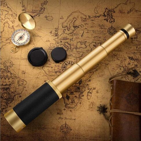 25x50 Monocular Telescope, Portable Telescopic Monocular Telescope with High BAK4 Prism Lens Monocular Compact with Smartphone Mount for Bird Watching Concerts,for Indoor/Outdoor,A in Saudi Arabia