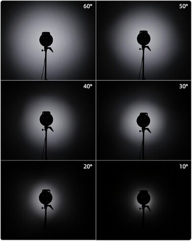 10/20/30/40/50/60 Degree Honeycombs Grids Photography Light Modifiers for Angles Control Professional Spotlights Effects in Kuwait