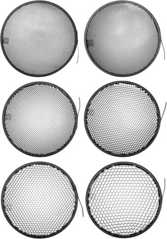 10/20/30/40/50/60 Degree Honeycombs Grids Photography Light Modifiers for Angles Control Professional Spotlights Effects in Kuwait