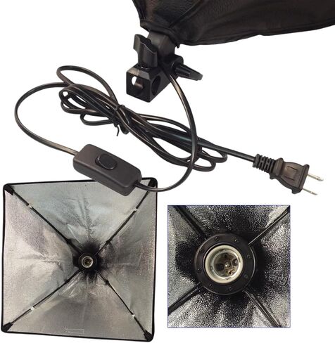 Blue Dot Trading 40cm-softbox-1-bulb-2pk Photo Lighting Softbox 16x16 (أبيض) 40cm-1 لمبة - عبوتان in Kuwait