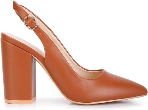London Rag Creidne Block Heel Pointed Toe Sandals in Saudi Arabia
