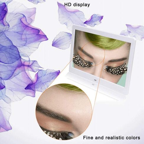 Digital Photo Frame 10 inch Electronic Photo Frame, can Play Pictures with Clock Calendar Function Music Movie Automatically at Boot(Wihte) in Saudi Arabia