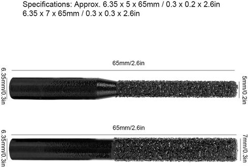 2pcs Shank Straight Router Bits Straight Brazed Bits for Quartz Stone Marble Seam Knife 1PCS 1/4'' Shank and 1PCS 1/2'' Shank in Saudi Arabia