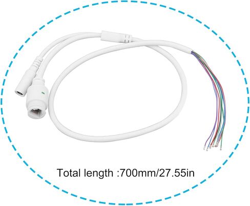 SING F LTD 9 Core POE LAN كابل RJ45 كاميرا شبكة الذيل كابل 12 فولت 70 سنتيمتر متوافق مع وحدة لوحة كاميرا CCTV IP in Saudi Arabia