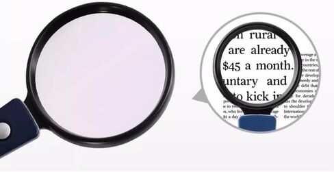 Hand-held Magnifying Glass with LED Rechargeable in Saudi Arabia