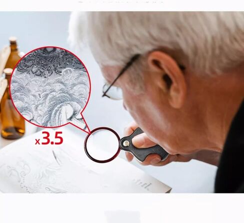 Handheld Magnifier Reading Magnifying Glass for Book Inspection Coins Map in Saudi Arabia