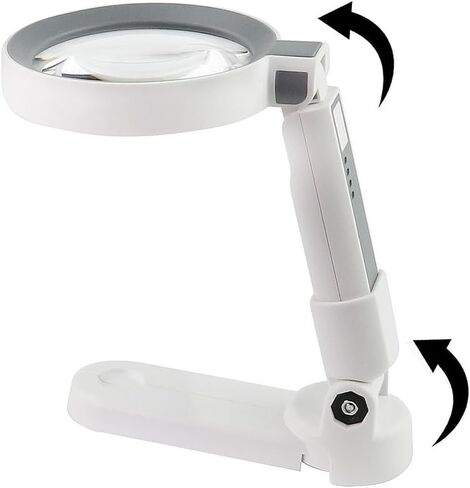 Charging Handheld Desktop Magnifying Glass Scale Measurement Reading in Saudi Arabia