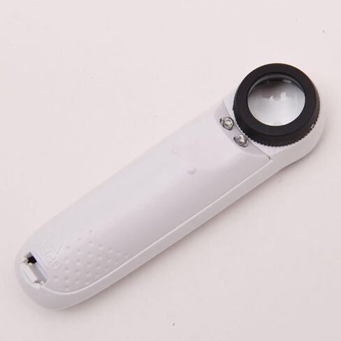 Handheld Magnifying Glass with LED Light 40x Acrylic Lens in Saudi Arabia