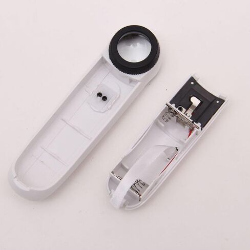 Handheld Magnifying Glass with LED Light 40x Acrylic Lens in Saudi Arabia