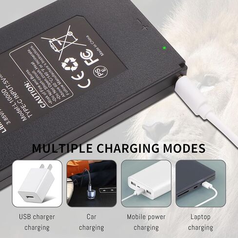 2-Pack E8P 10000MAH battery Compatible for GardePro Trail Camera E6P E6PCF E8P E8PWF X60P X60PMB, L1000D, LN800, Hunting Cameras Rechargeable Lithium-Ion Battery with Type-C Cable (NOT for E6 Camera) in Saudi Arabia