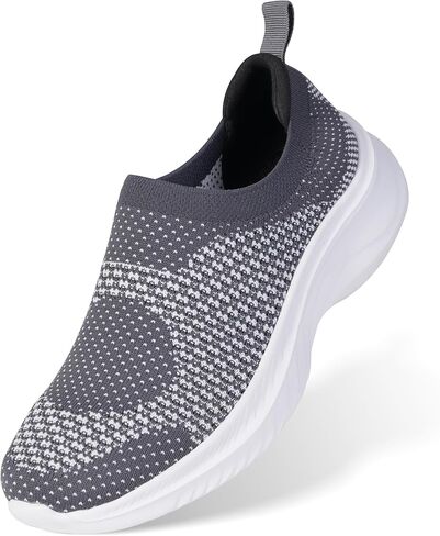 Women's Slip On Walking Shoes Wide Lightweight Breathable Mesh Comfortable Casual Tennis Workout Running Sneakers in Kuwait