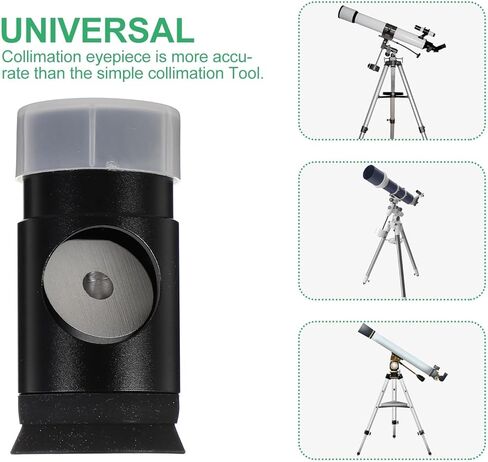 TEHAUX Aluminium Alloy Collimation Eyepiece Telescope Eyepiece for Newtonian Reflector Telescopes Short Version for Astronomy Enthusiasts in Saudi Arabia