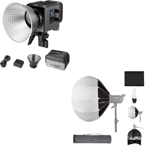 الحزمة: SMALLRIG RC 220B Pro 4620 و90 سم/35.4 بوصة فانوس سوفت بوكس ​​3932 in Saudi Arabia