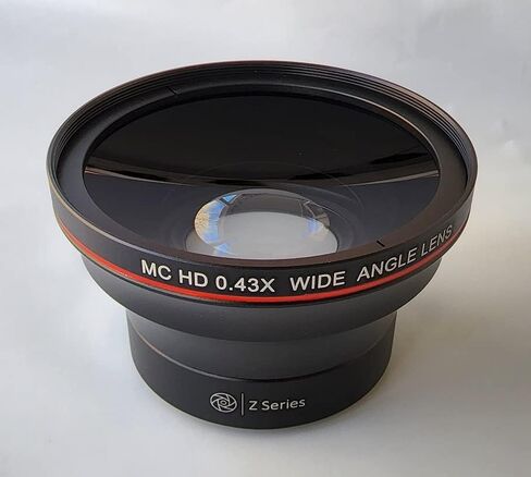 Pro HD 0.43x Fisheye Lens with Macro for Canon XA55 XA50 XA45 XA40 Vixia HF G60 G50 in Saudi Arabia